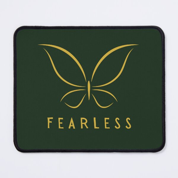 Item preview, Minimalist Gold Butterfly Fearless – Nature Line Art designed and sold by Slow Vibes Designs.
