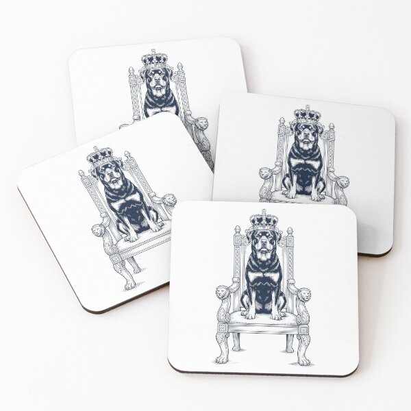 Item preview, Vintage Rottweiler King Crown Funny Dog Lover designed and sold by DoodleTortle.