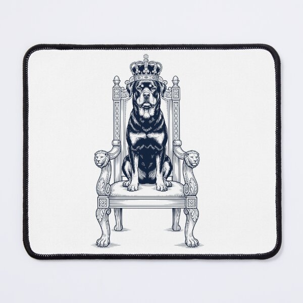 Item preview, Vintage Rottweiler King Crown Funny Dog Lover designed and sold by DoodleTortle.