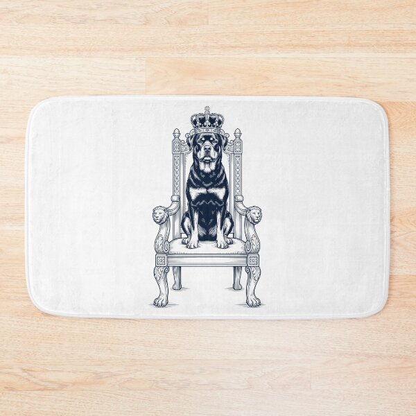 Item preview, Vintage Rottweiler King Crown Funny Dog Lover designed and sold by DoodleTortle.