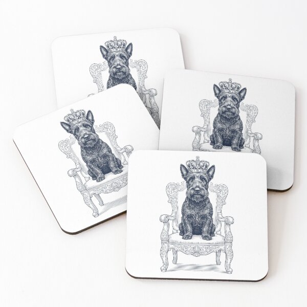 Item preview, Vintage Scottish Terrier King Crown Funny Dog Lover designed and sold by DoodleTortle.