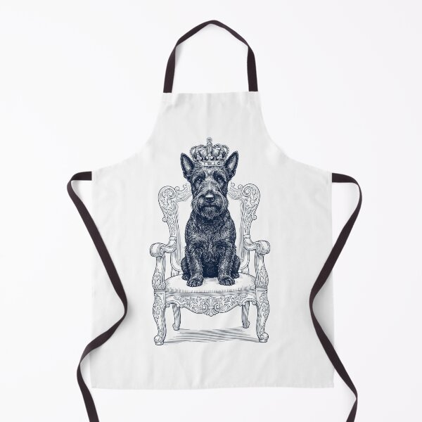 Item preview, Vintage Scottish Terrier King Crown Funny Dog Lover designed and sold by DoodleTortle.