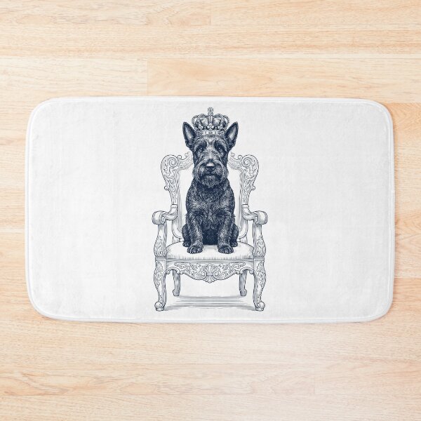 Item preview, Vintage Scottish Terrier King Crown Funny Dog Lover designed and sold by DoodleTortle.