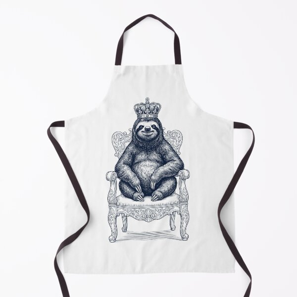 Item preview, Vintage Sloth King Crown Funny Animal Lover designed and sold by DoodleTortle.