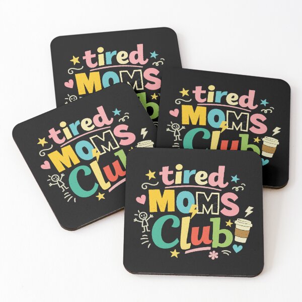 Artikelvorschau, Müde Mamas Club - Kaffee Mama Humor entworfen und verkauft von HandicraftArt.