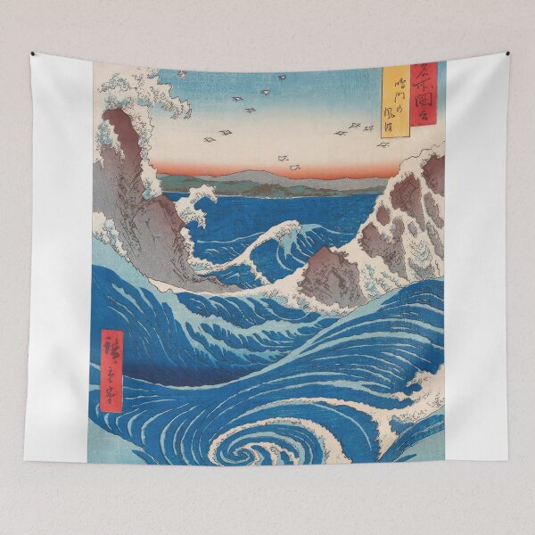 Item preview, Katsushika Hokusai  (79) - Katsushika Hokusai - The Great Wave Classic Japanese Woodblock Print  designed and sold by Romero Britto.