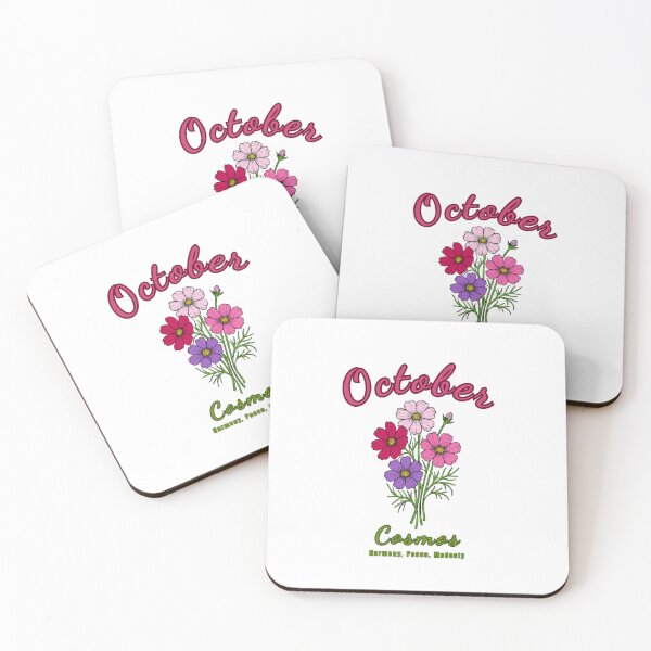 Item preview, October Birth Flower - Cosmos designed and sold by DixieGirlStudio.
