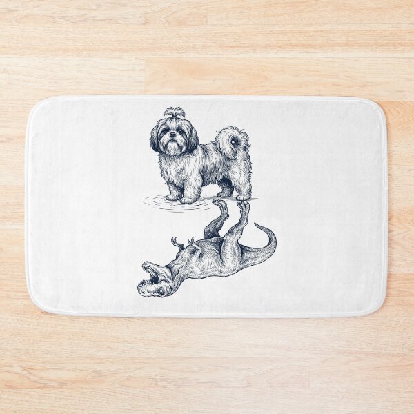 Item preview, Vintage Shih Tzu Reflection T Rex Dinosaur Dog Lover designed and sold by TerryConnells.