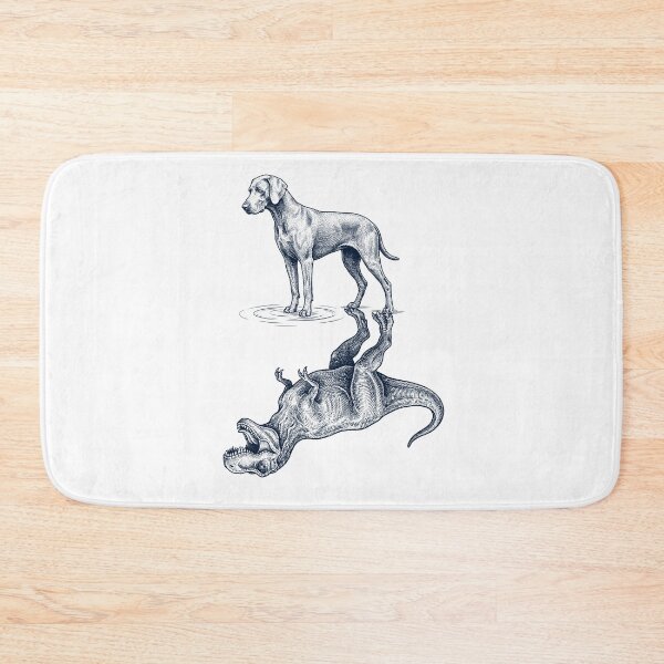 Item preview, Vintage Weimaraner Reflection T Rex Dinosaur Dog Lover designed and sold by TerryConnells.