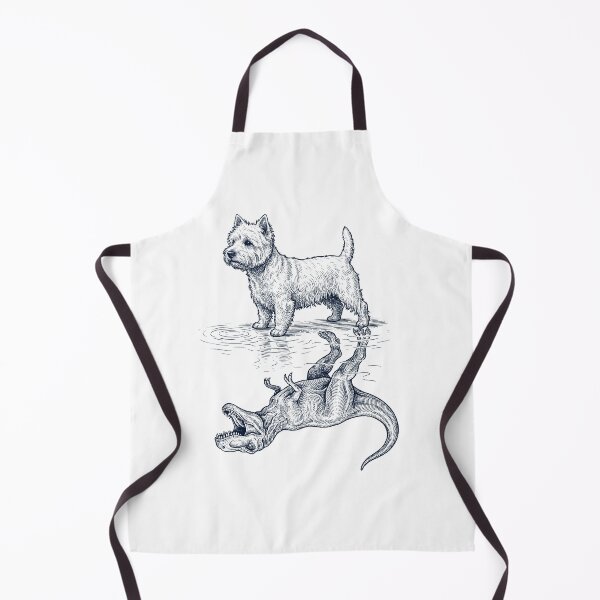 Item preview, Vintage West Highland White Terrier Reflection T Rex Dinosaur Dog Lover designed and sold by TerryConnells.