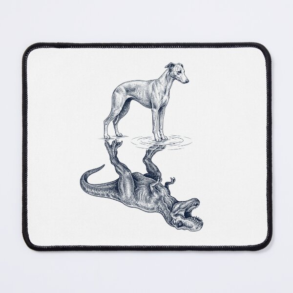 Item preview, Vintage Whippet Reflection T Rex Dinosaur Dog Lover designed and sold by TerryConnells.