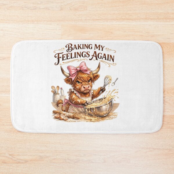 Item preview, Funny Cow | Baking My Feelings Again designed and sold by chicdeboutique.