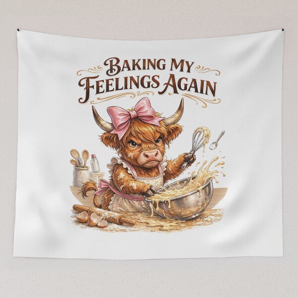 Item preview, Funny Cow | Baking My Feelings Again designed and sold by chicdeboutique.