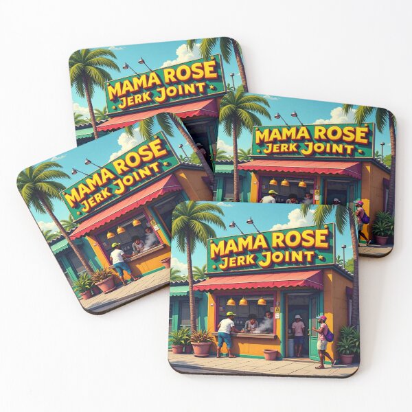 Item preview, What’s Cooking at Mama Rose’s Jerk Spot? designed and sold by mittie101.