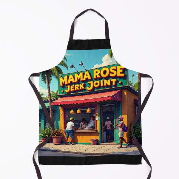 Item preview, What’s Cooking at Mama Rose’s Jerk Spot? designed and sold by mittie101.