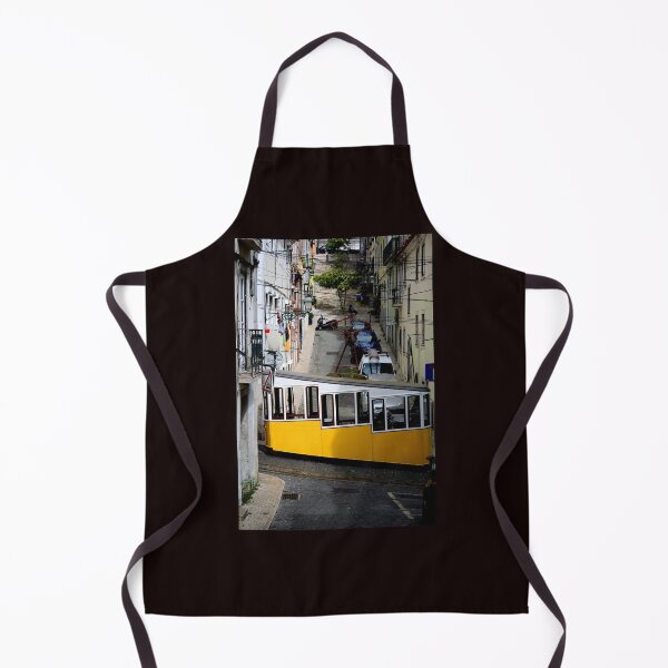 Item preview, Yellow Tram in Lisbon Street – Classic European City Scene designed and sold by onubi.