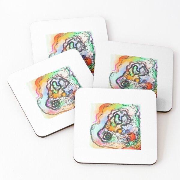 Item preview, Warm Energy Abstract Motion Waves designed and sold by YRB abstract .