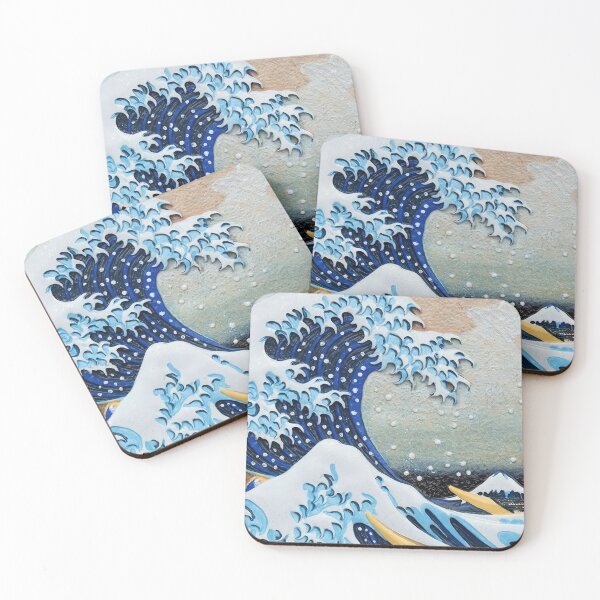 Item preview, Katsushika Hokusai  (85) - Katsushika Hokusai - The Great Wave Classic Japanese Woodblock Print  designed and sold by Romero Britto.