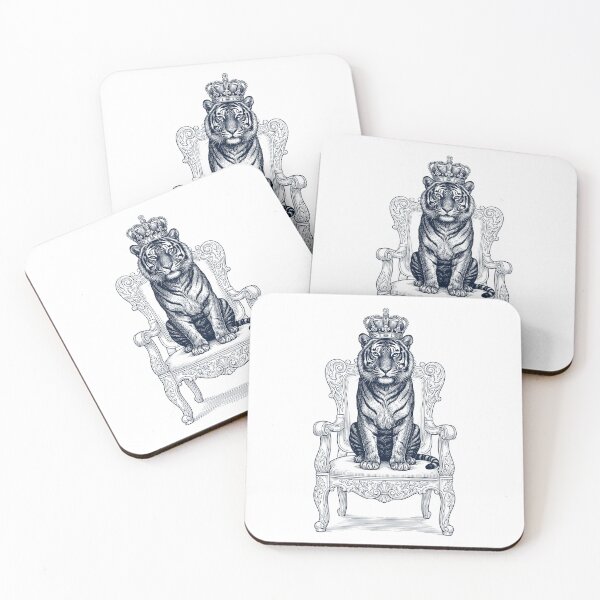 Item preview, Vintage Tiger King Crown Funny Animal Lover designed and sold by DoodleTortle.