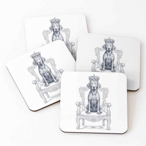 Item preview, Vintage Vizsla King Crown Funny Dog Lover designed and sold by DoodleTortle.
