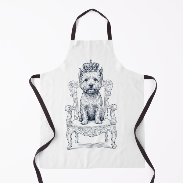 Artikelvorschau, Vintage West Highland White Terrier Königskrone – Lustiges Foto für Hundeliebhaber entworfen und verkauft von DoodleTortle.