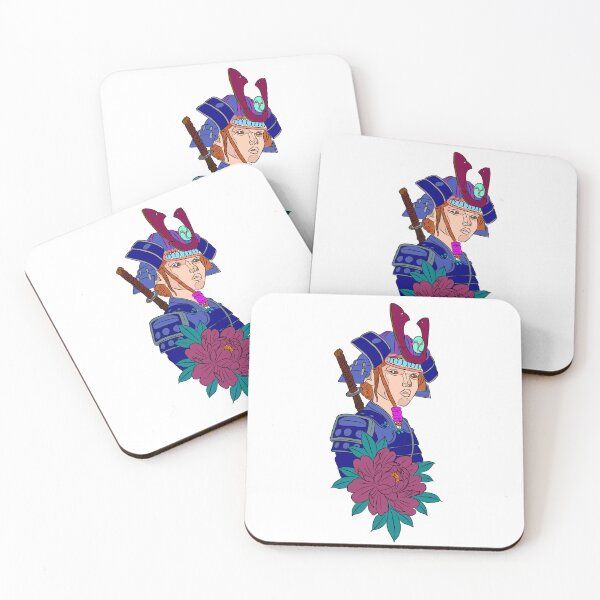 Item preview, Samurai Woman Blue Armor Peony Japanese Art Tattoo Gift designed and sold by CLC54.
