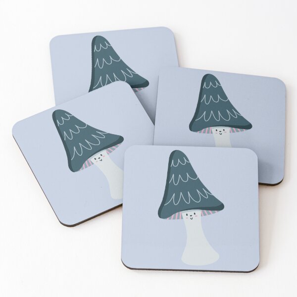 Item preview, Happy Blue Cone Mushroom Friend designed and sold by autumn-acorns.