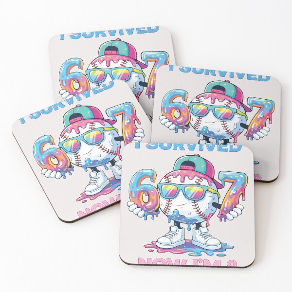 Item preview, I Survived 7 Now I’m 8 Baseball Birthday Boy Funny 8th Birthday Gift designed and sold by DonaldMcCullum.