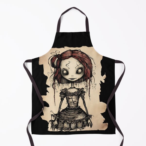 Item preview, Dark Victorian Gothic Girl Macabre Doll Portrait designed and sold by Szpaku desart .