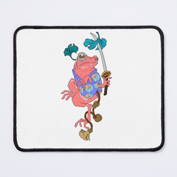 Item preview, Frog Samurai Katana Rose Japanese Art Tattoo Frog Warrior Gift designed and sold by CLC54.