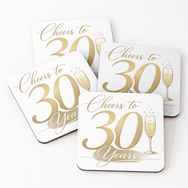 Item preview, Cheers to 30 Years – Funny 30th Birthday Milestone Celebration Design designed and sold by rushaib.