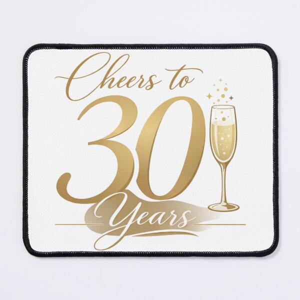 Item preview, Cheers to 30 Years – Funny 30th Birthday Milestone Celebration Design designed and sold by rushaib.