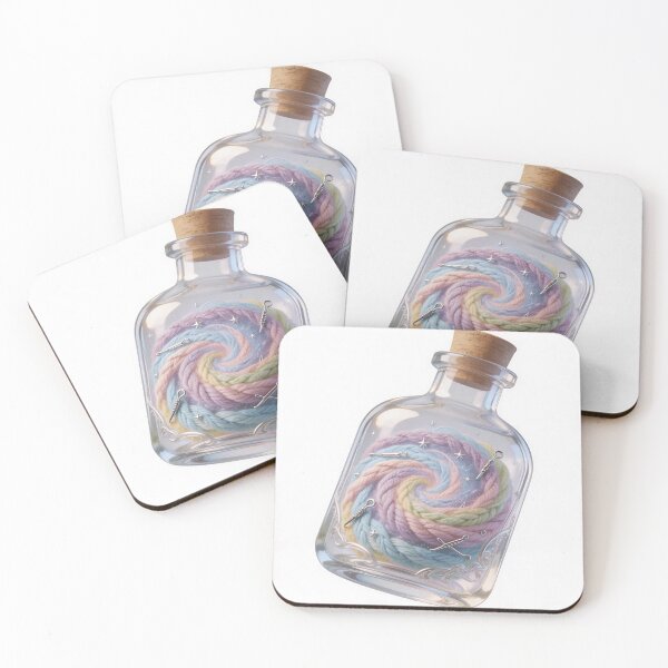 Item preview, Magical Yarn Potion Bottle - Fantasy Crochet Art designed and sold by Retro Mood Co.