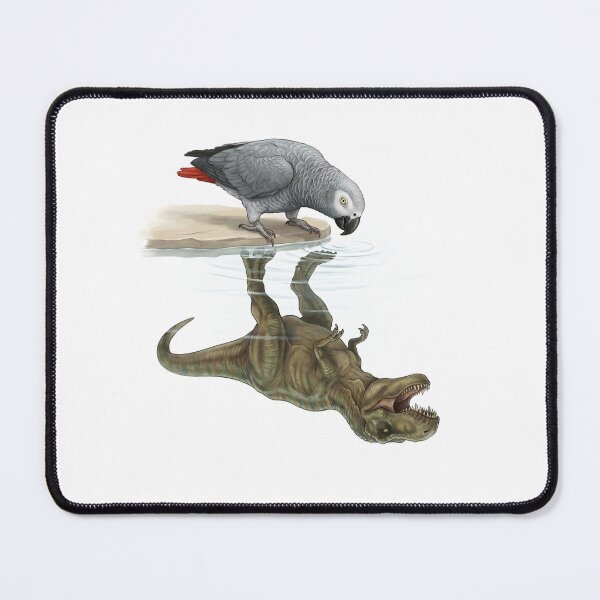 Item preview, Funny African Grey Reflection T Rex Dinosaur Parrot Mom Dad Lover designed and sold by DoodleTortle.