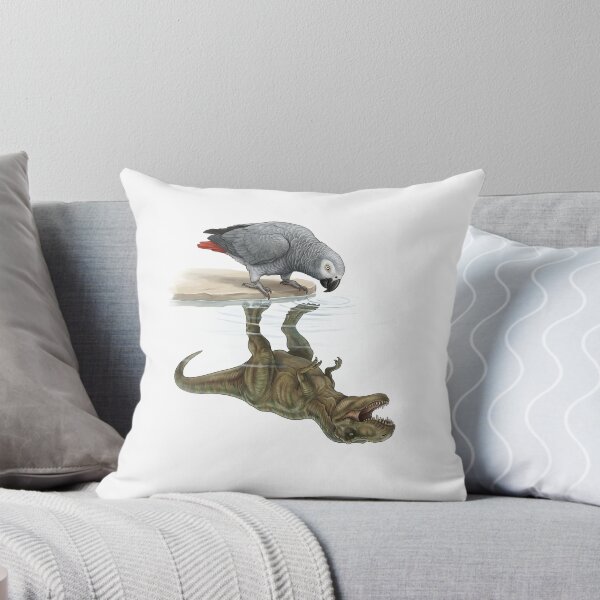 Item preview, Funny African Grey Reflection T Rex Dinosaur Parrot Mom Dad Lover designed and sold by DoodleTortle.
