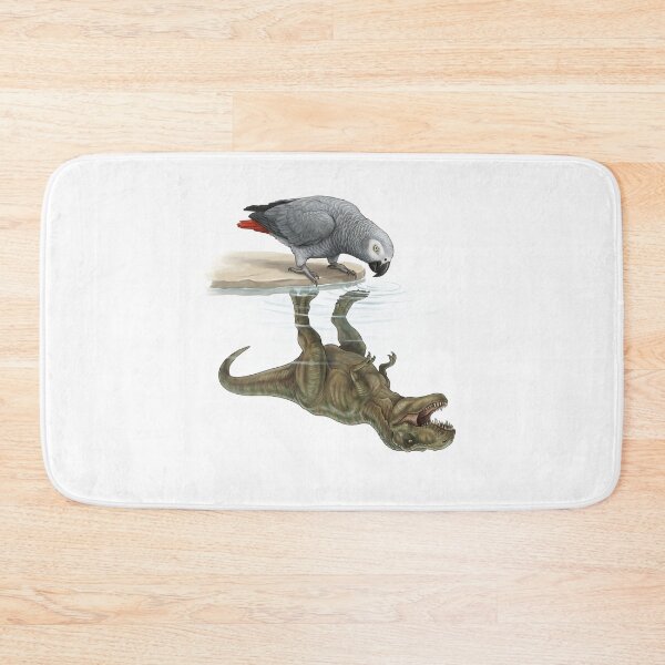 Item preview, Funny African Grey Reflection T Rex Dinosaur Parrot Mom Dad Lover designed and sold by DoodleTortle.