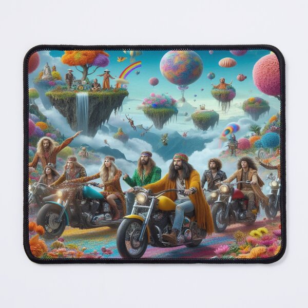 Item preview, Psychedelic Fantasy Ride through Colorful Dreamscapes and Floating Worlds designed and sold by FotoworldEdel.