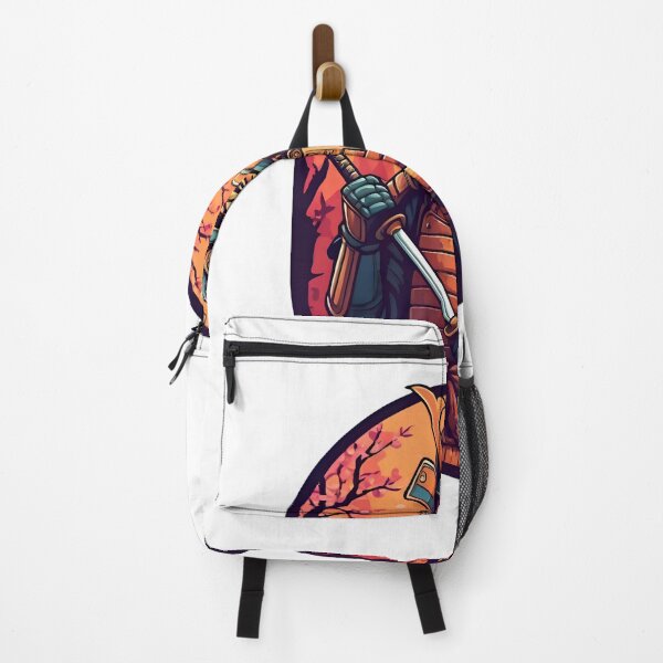 Item preview, Samurai Armor Orange Katana Cherry Blossom Sunset Japanese Gift designed and sold by CLC54.