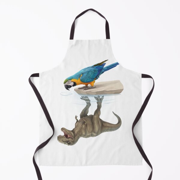 Item preview, Funny Blue and Gold Macaw Reflection T Rex Dinosaur Parrot Mom Dad Lover designed and sold by DoodleTortle.