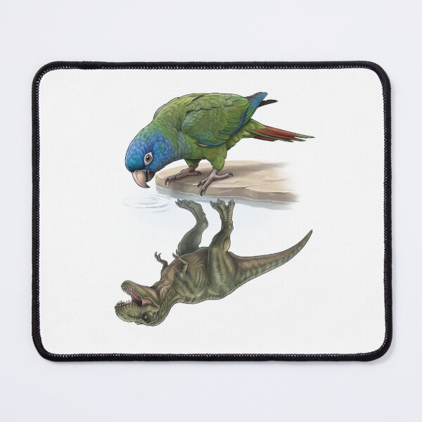 Item preview, Funny Blue Crowned Conure Reflection T Rex Dinosaur Parrot Mom Dad Lover designed and sold by DoodleTortle.