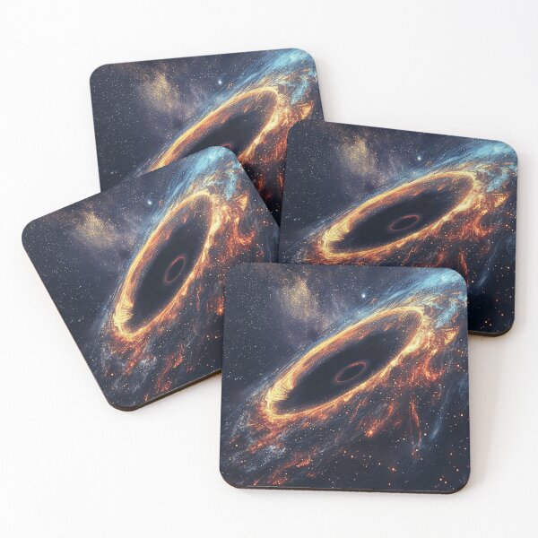Item preview, Black Hole Accretion Disk Space Art designed and sold by QuantumDrift.