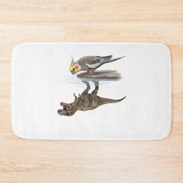 Item preview, Funny Cockatiel Reflection T Rex Dinosaur Parrot Mom Dad Lover designed and sold by DoodleTortle.
