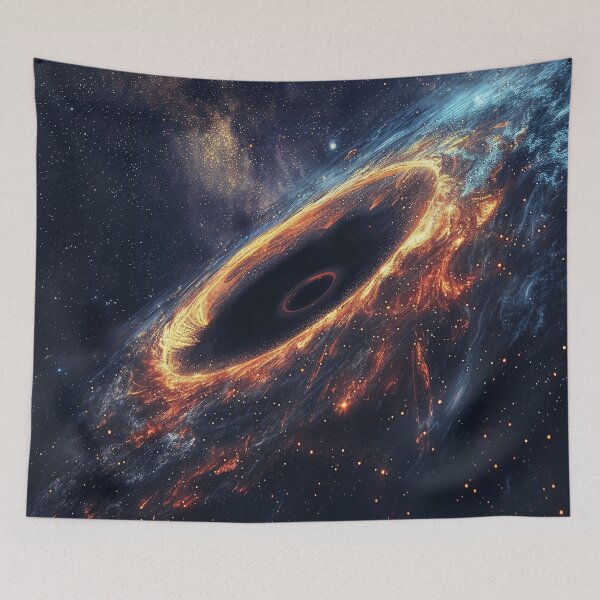Item preview, Black Hole Accretion Disk Space Art designed and sold by QuantumDrift.