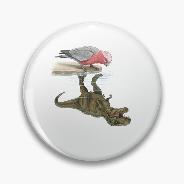 Item preview, Funny Cockatoo Galah Reflection T Rex Dinosaur Parrot Mom Dad Lover designed and sold by DoodleTortle.
