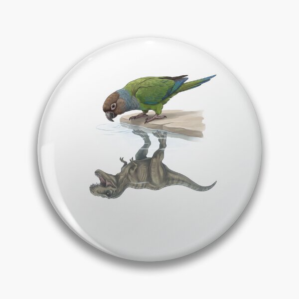 Item preview, Funny Dusky Conure Reflection T Rex Dinosaur Parrot Mom Dad Lover designed and sold by DoodleTortle.