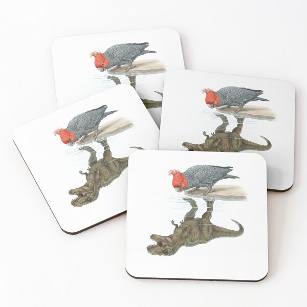 Item preview, Funny Gang gang Cockatoo Reflection T Rex Dinosaur Parrot Mom Dad Lover designed and sold by DoodleTortle.