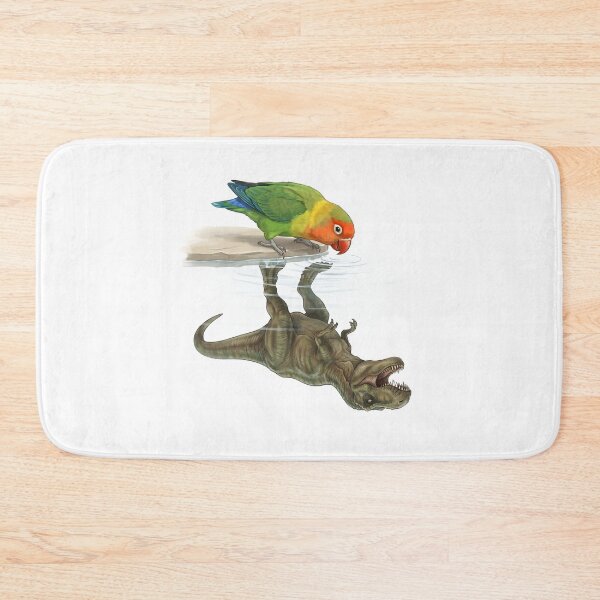 Item preview, Funny Fischer's Lovebird Reflection T Rex Dinosaur Parrot Mom Dad Lover designed and sold by DoodleTortle.