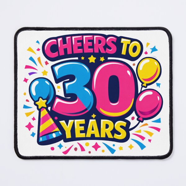 Item preview, Cheers to 30 Years – Funny 30th Birthday Milestone Celebration Design designed and sold by rushaib.