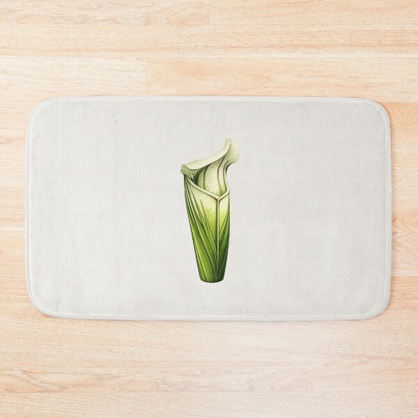 Item preview, White Pitcher Plant – Carnivorous Botanical Illustration designed and sold by Ombrya.