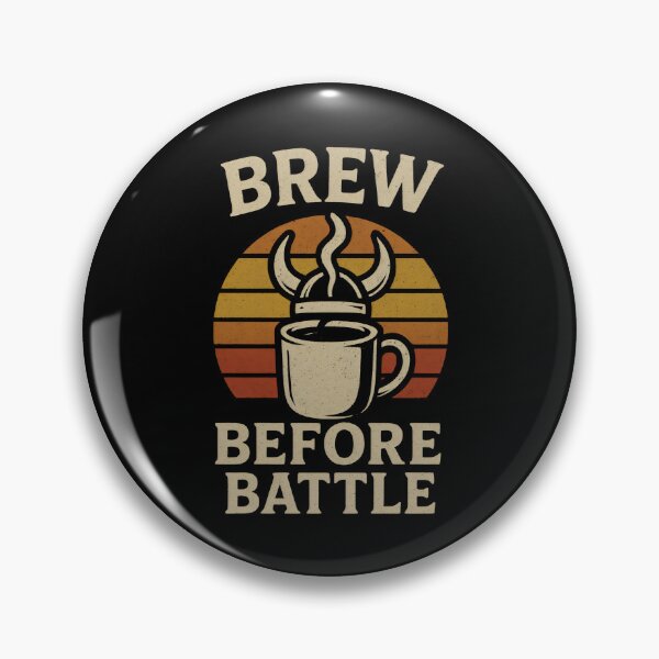 Item preview, Coffee- Brew Before Battle designed and sold by DemureArtsy.